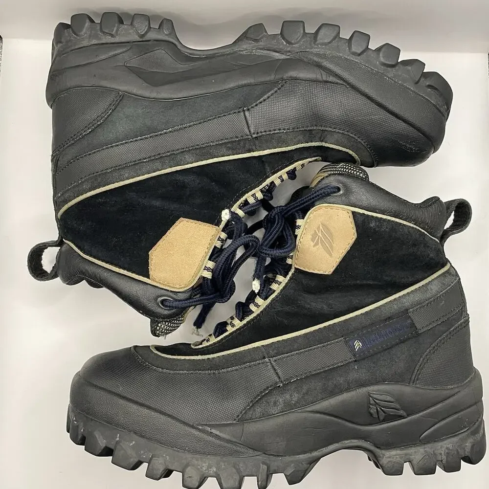 LaCrosse Women’s 8 Winter Hiking Boots Thermolite 400 Insulated Black Leather
